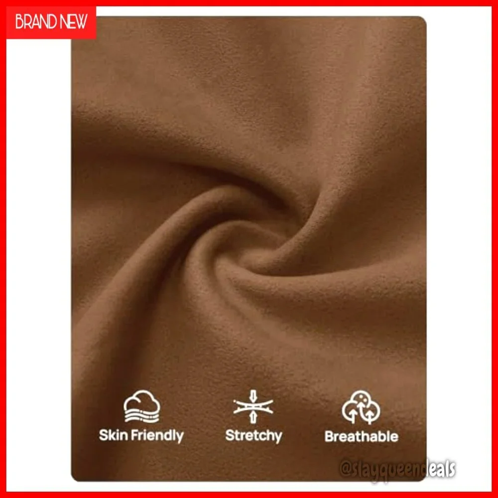 Faux Suede Cropped Jacket Casual Button Down Vintage Shacket - Picture 6 of 6